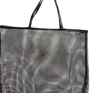 Victoria’s Secret Black Mesh Tote Bag is perfect for shopping, beach….